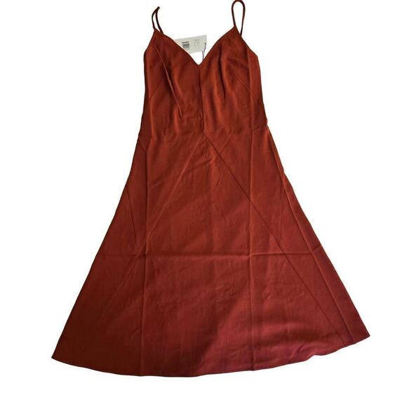 NWT Thakoon Women's Dresses, Rust Slip Dress, Size 6 - Picture 2 of 12